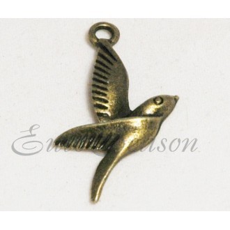 Подвеска мет.№089 20х30мм цв.Ant.Bronze (цена за 1шт)